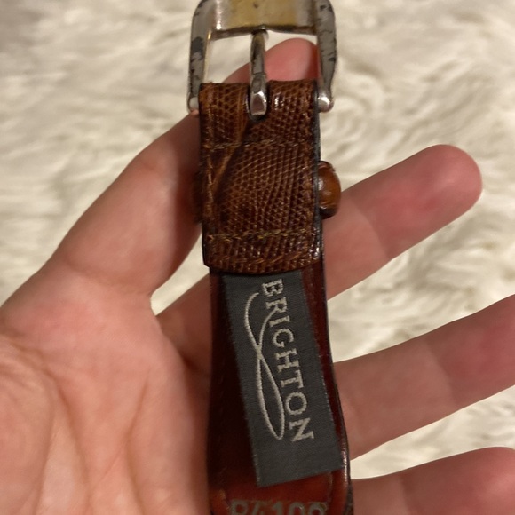 Brighton Man Belt size 40 good condition brown color - Picture 12 of 15